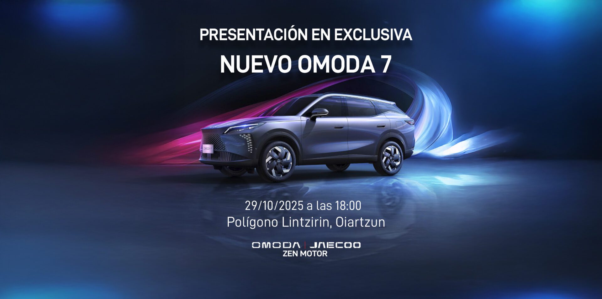 Presentación en exclusiva del nuevo Omoda 7 en Zen Motor
